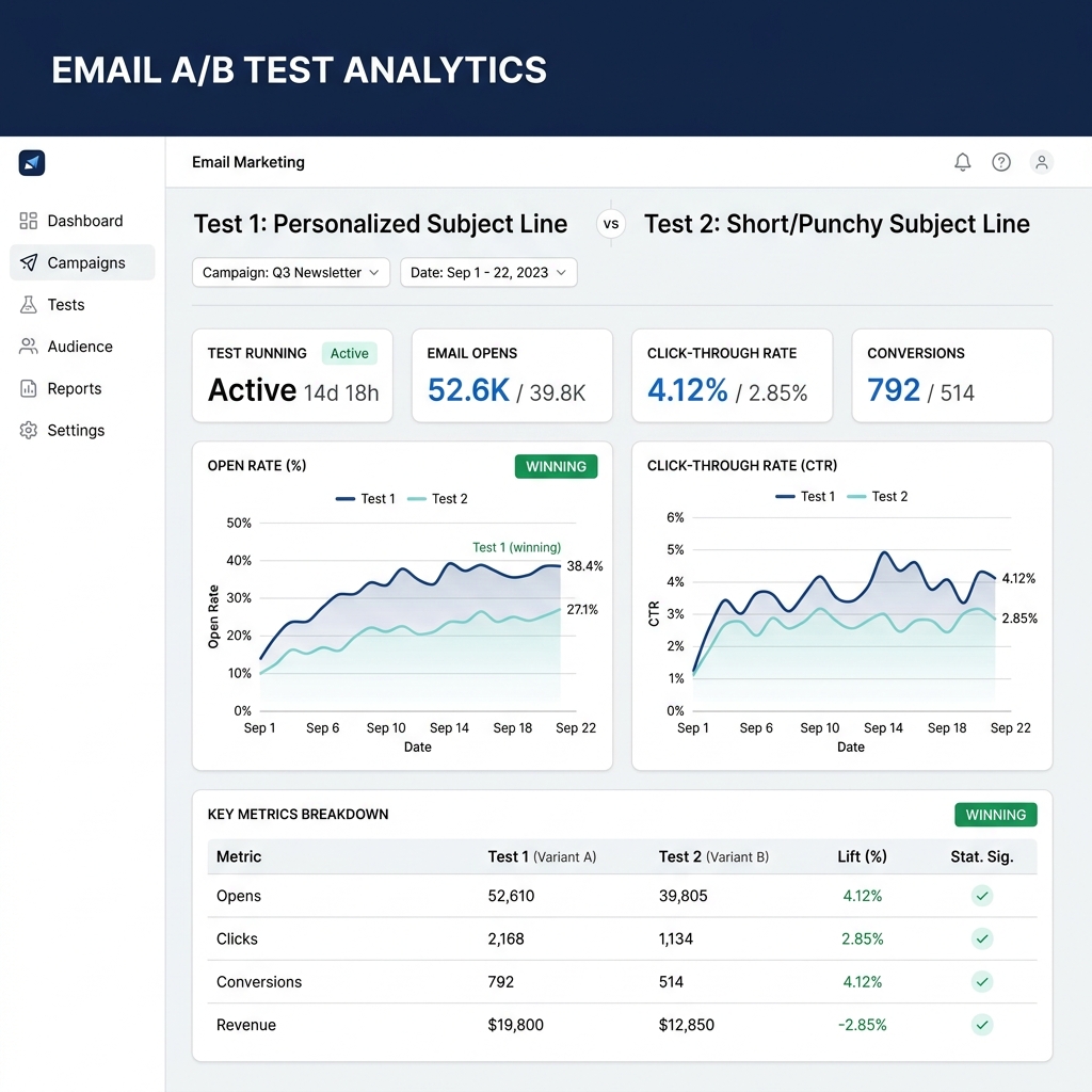 A/B Testing Your Email Subject Lines